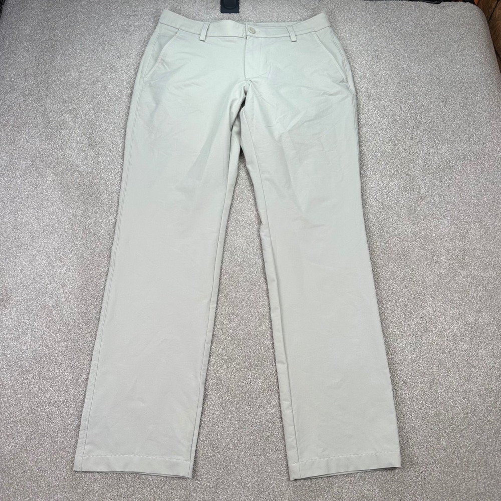 Under Armour Mens Golf Pants 34x32 Beige Lightweight Performance khaki work